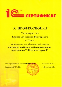 1С:ПРОФЕССИОНАЛ по Бухгалтерии 1С:8.x